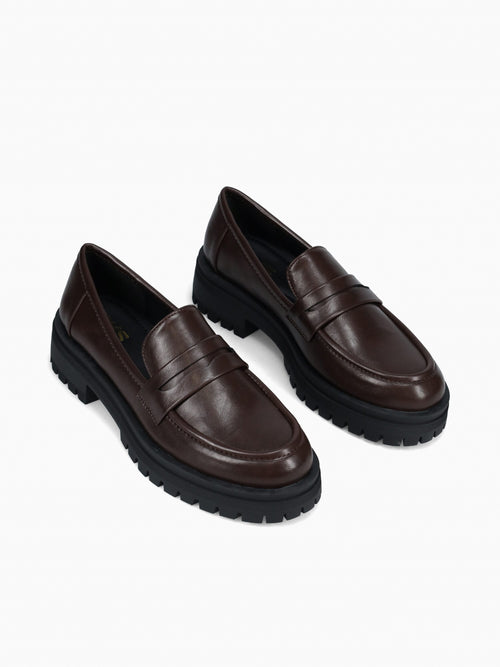 Renee Dark Brown Smooth Dark Brown / 5 / M