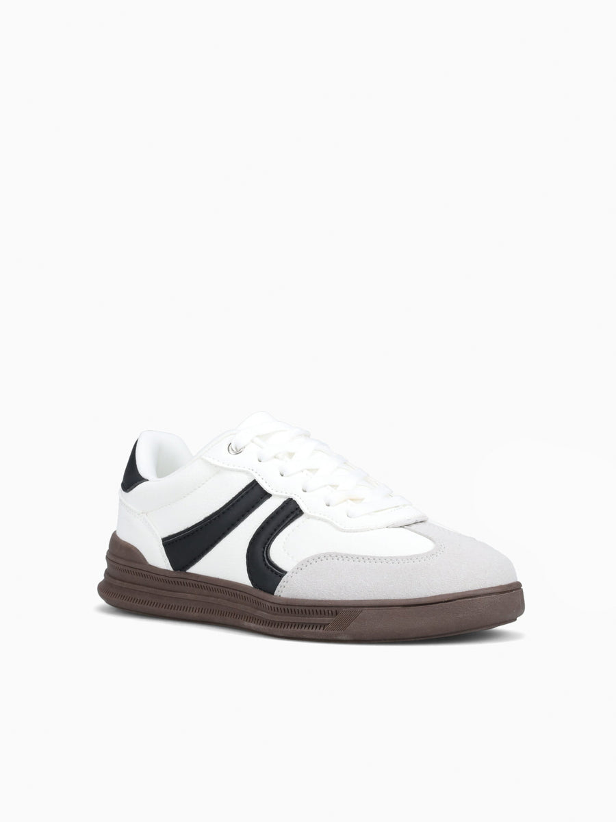 Emily White Black Soft White / 5 / M