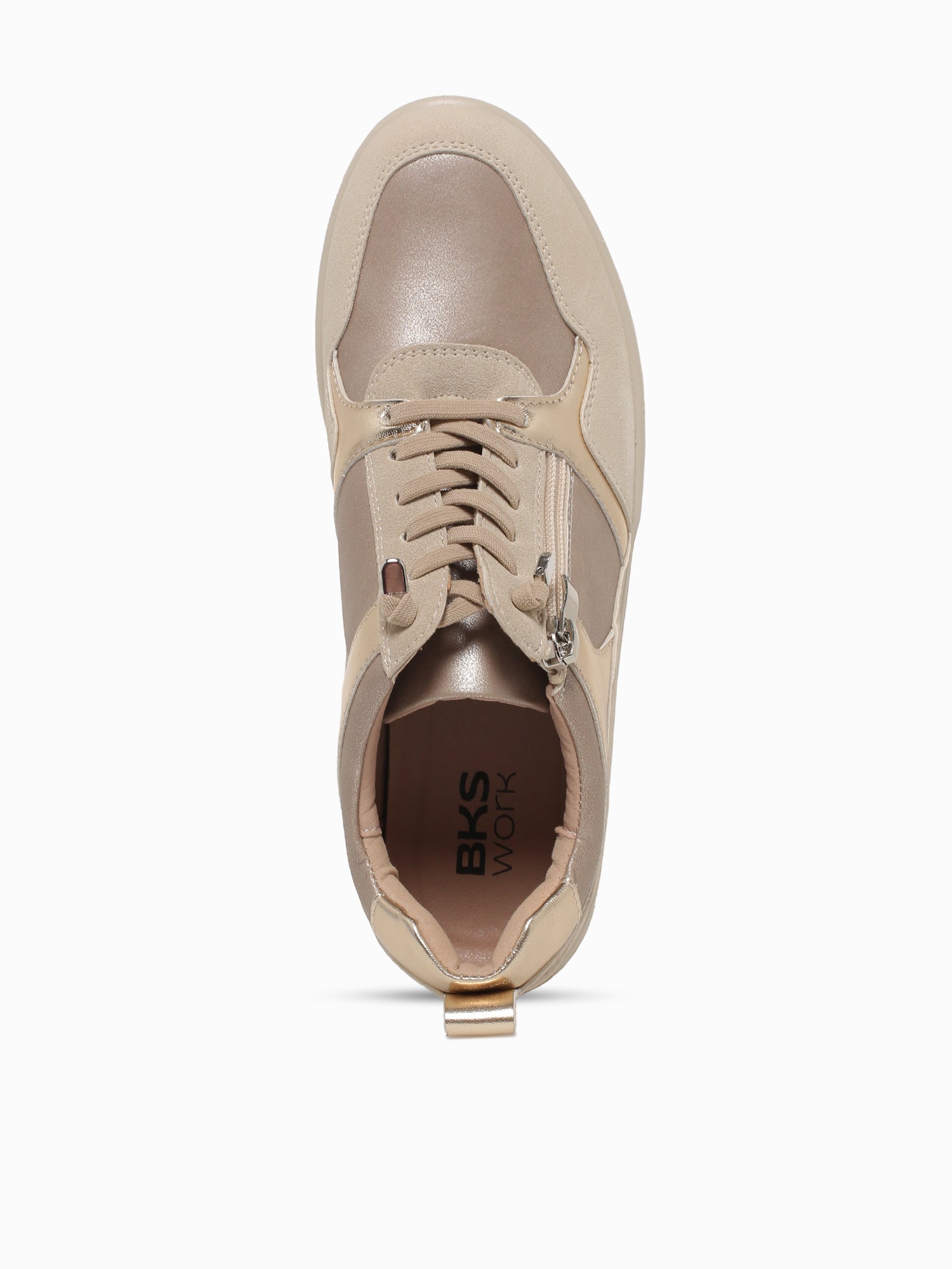 Dana Beige Gold Smooth Metallic Beige / 5 / M