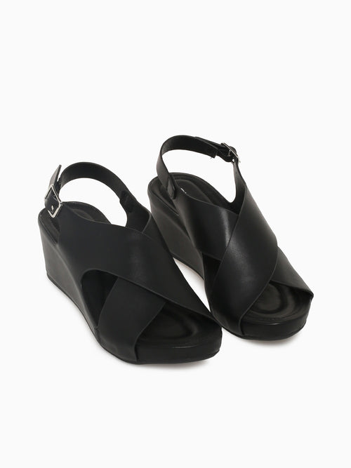 Piera Black Smooth Black / 5 / M