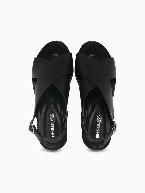 Piera Black Smooth Black / 5 / M