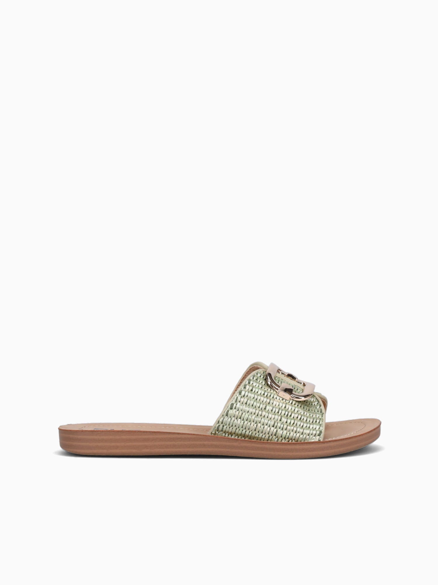Lillith Green Raffia Green / 5 / M