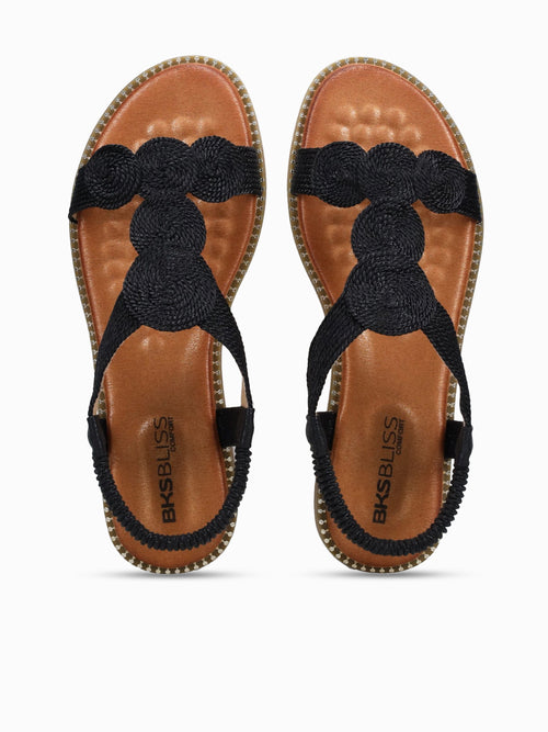 Renata Black Text Black / 5 / M