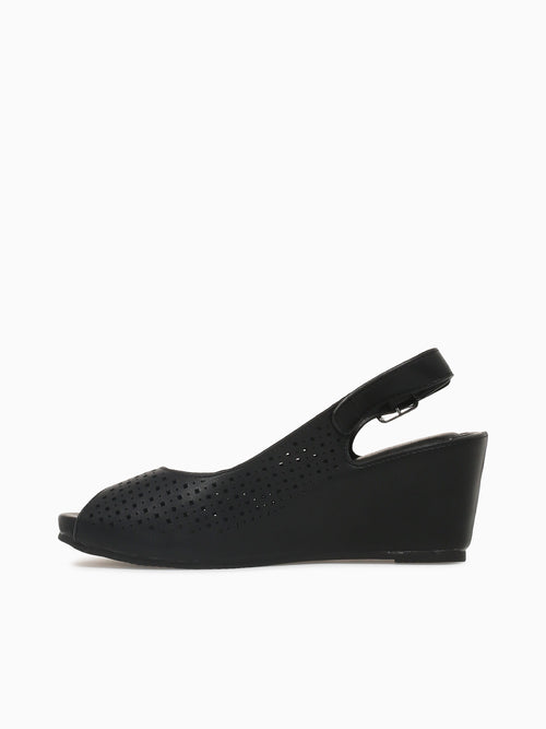 Abigael Black Smooth Black / 5 / M