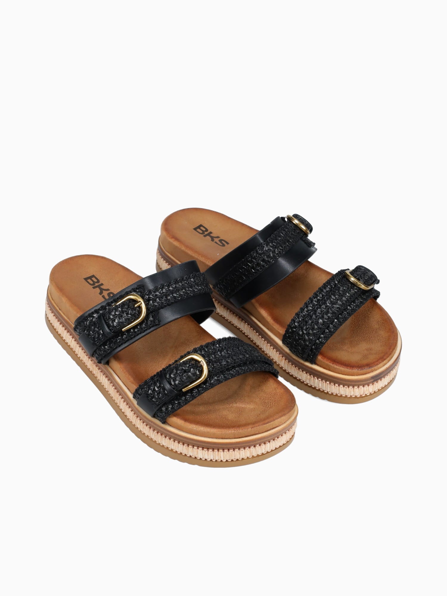 Derry Black Raffia Black / 5 / M