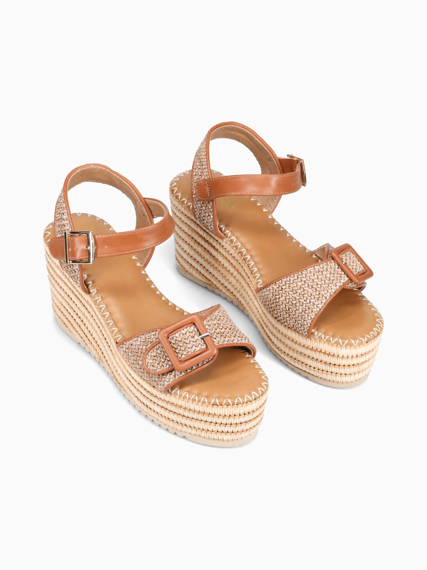 Breena Brown Raffia Brown / 5 / M