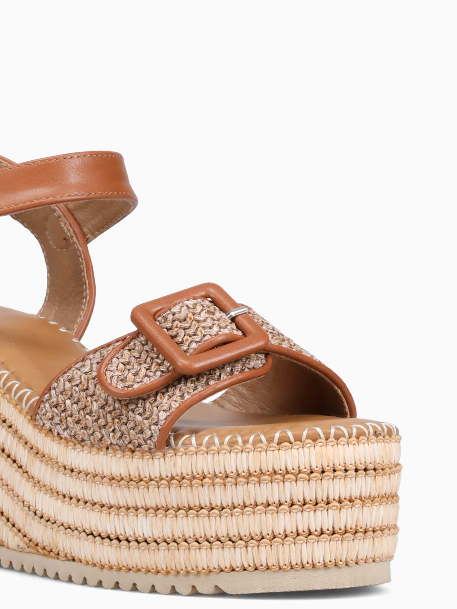 Breena Brown Raffia Brown / 5 / M