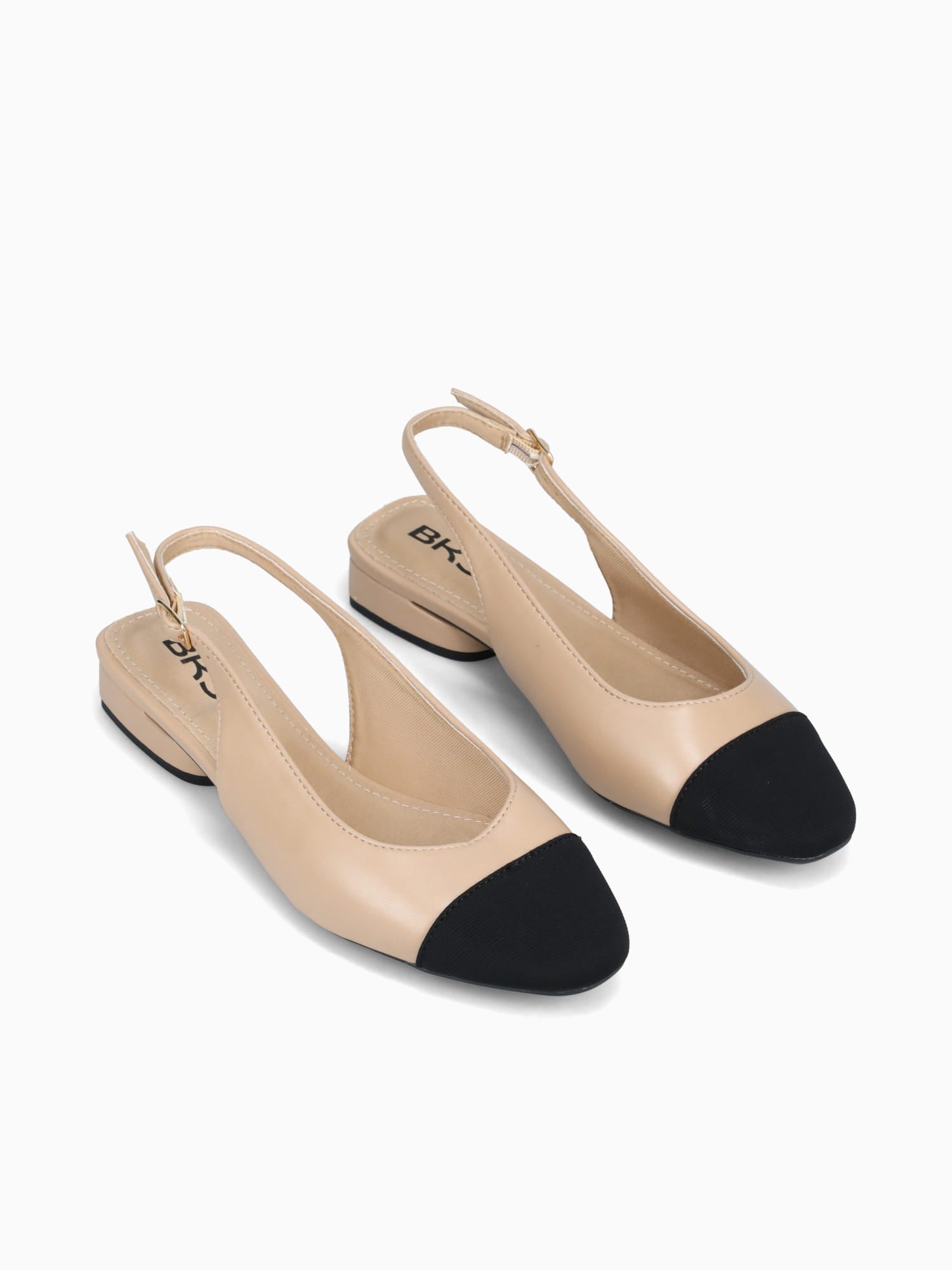 Anne Beige Black Smooth Beige / 5 / M