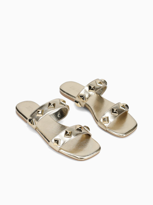 Stacey Gold Metallic Gold / 5 / M