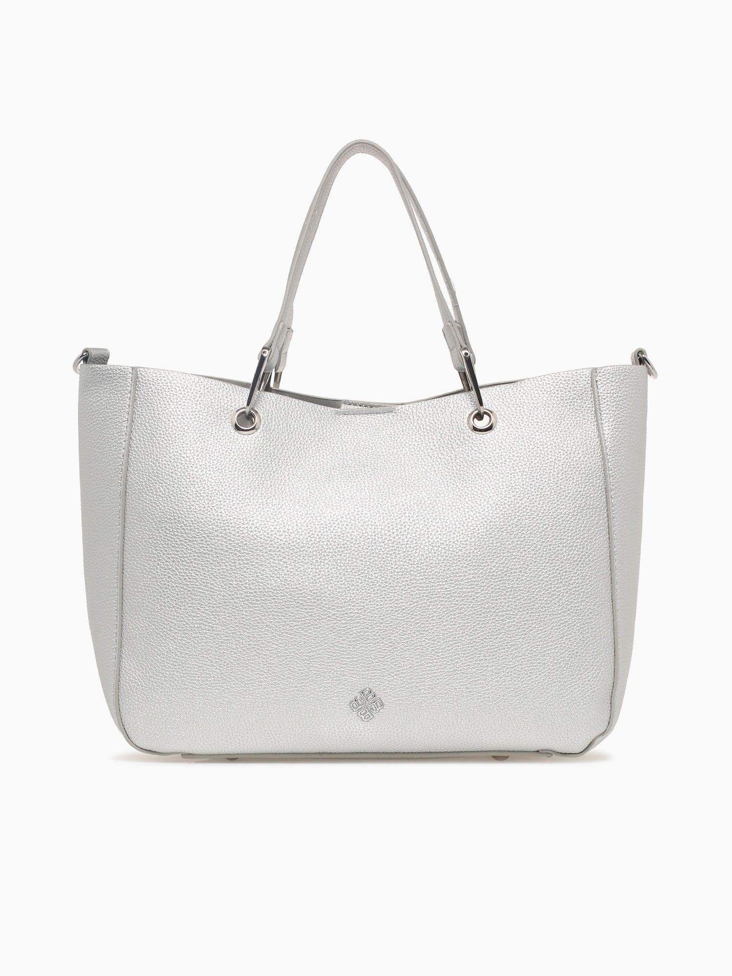 Emilia Top Handle Silver Silver