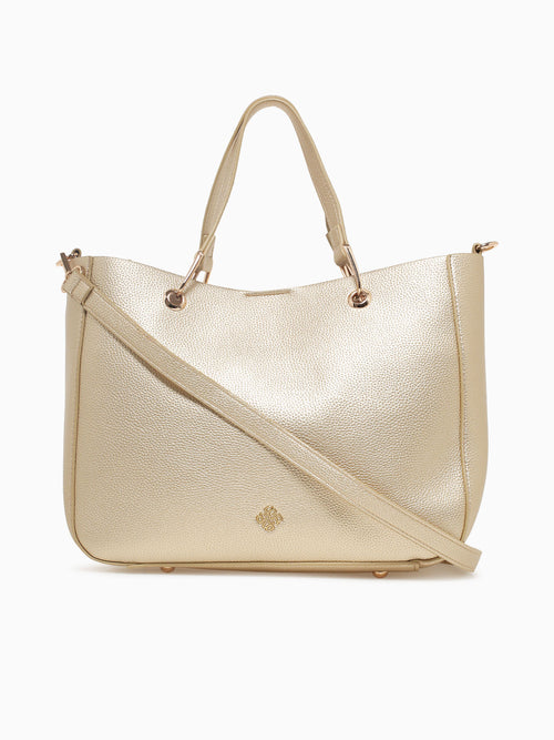 Emilia Top Handle Gold Gold