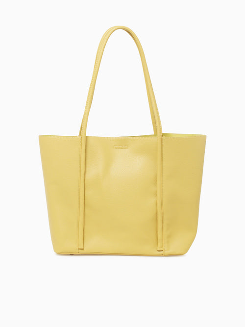 Pocket Tote Butter Yellow Yellow