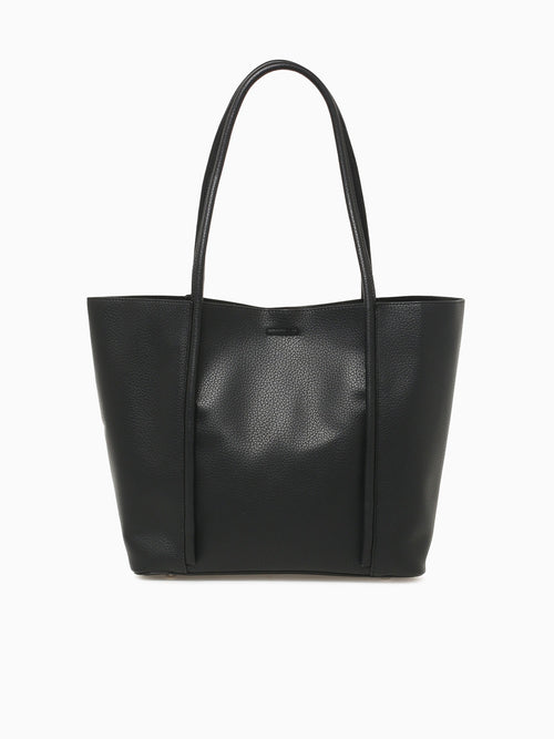 Pocket Tote Black Black