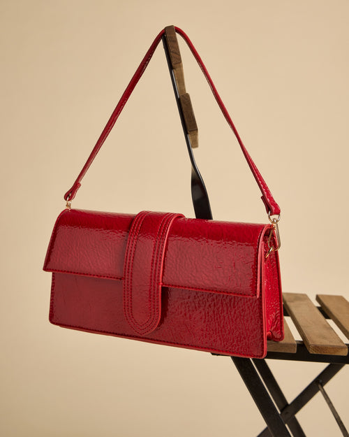 Sarah Shoulder Bag Burghundy