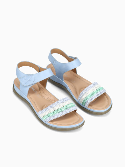 Sky Blue Braided Blue / 5 / M