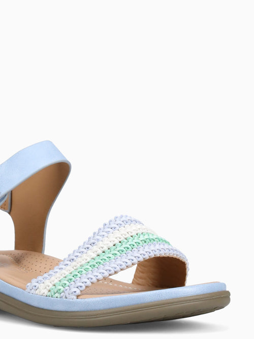 Sky Blue Braided Blue / 5 / M