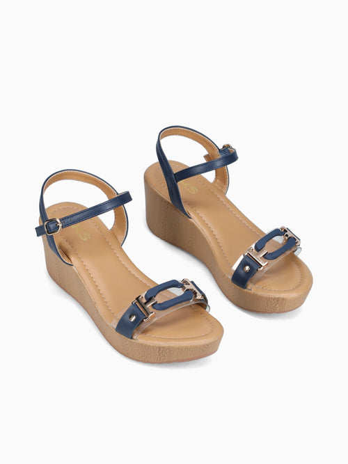 Melanie Navy Clear Navy / 5 / M