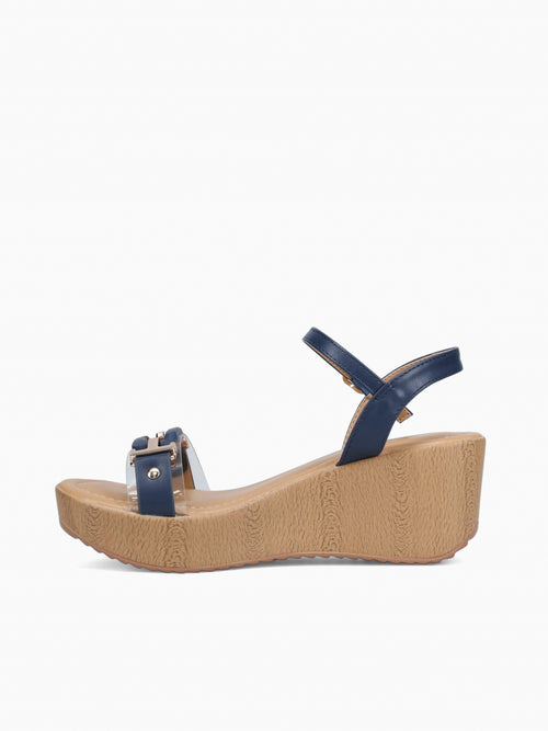 Melanie Navy Clear Navy / 5 / M