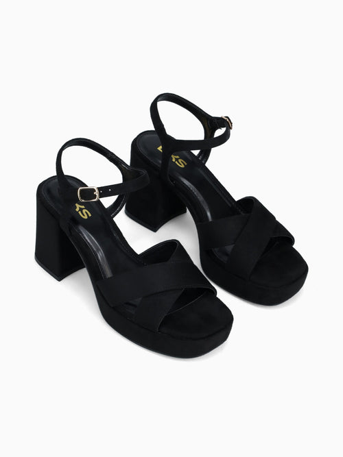 Elizabeth Black Suede Black / 5 / M