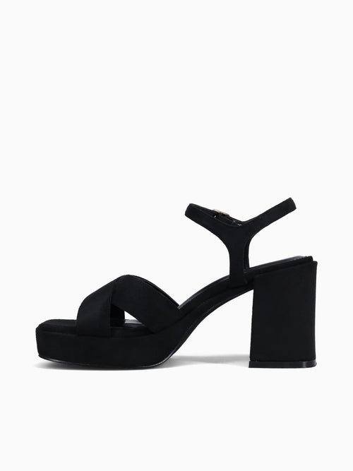Elizabeth Black Suede Black / 5 / M