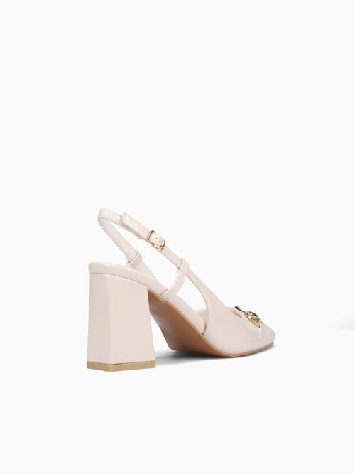 Mallory Off White Patent Black / 5 / M