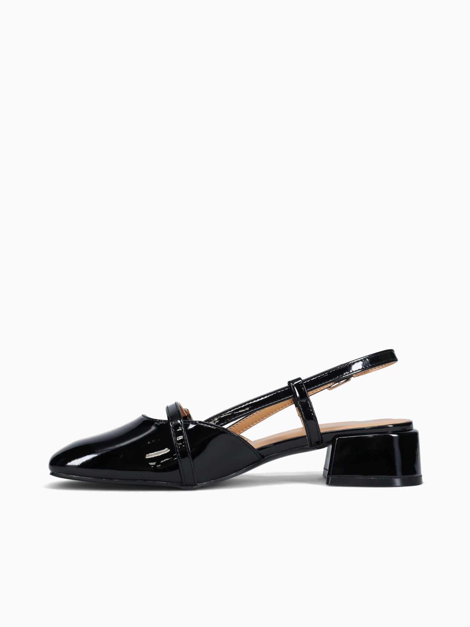 Francine Black Patent Black / 5 / M