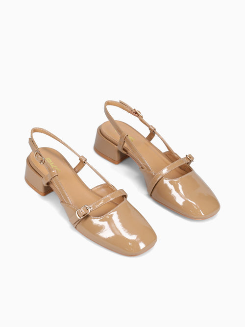 Francine Taupe Patent Taupe / 5 / M