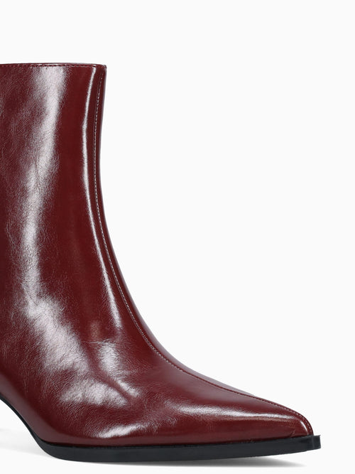 Lace Burgundy Patent Wine / 5 / M