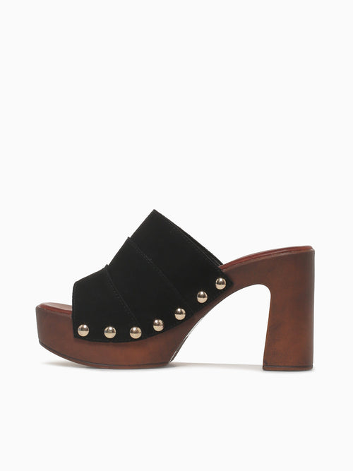 Praline Black Suede Black / 5 / M
