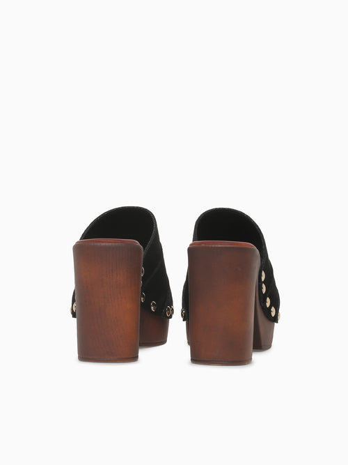 Praline Black Suede Black / 5 / M