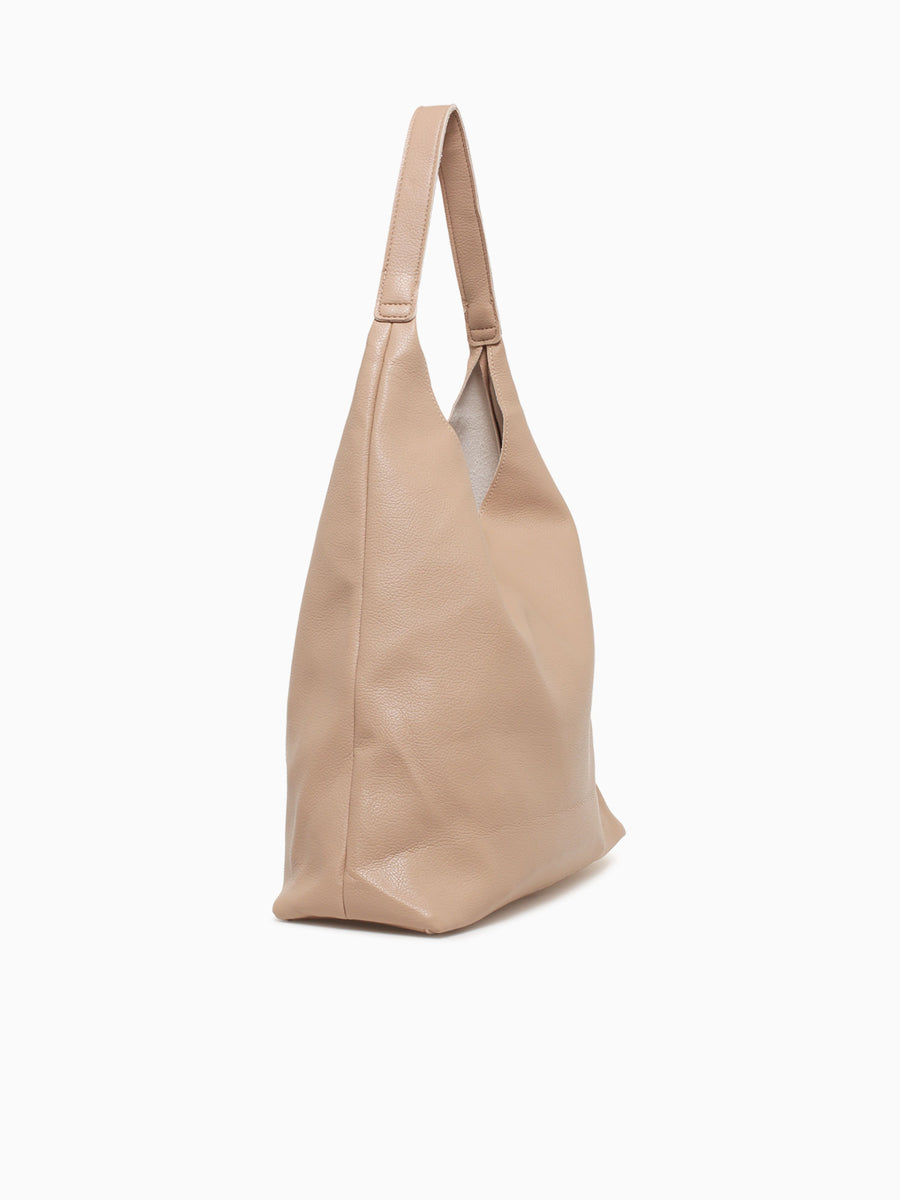 York Shoulder Bag Off White Brown