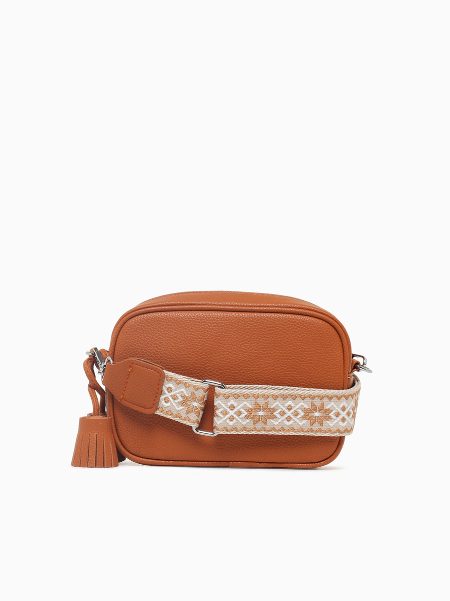 Rome Crossbody Tan Tan