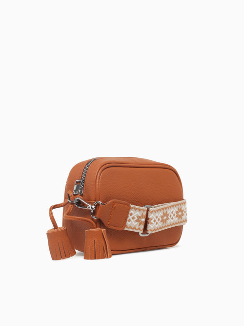 Rome Crossbody Tan Tan