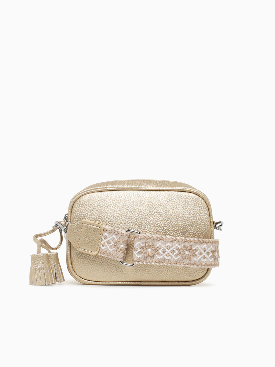 Rome Crossbody Gold Gold