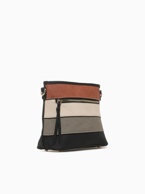 Paris Crossbody Black Multi Black