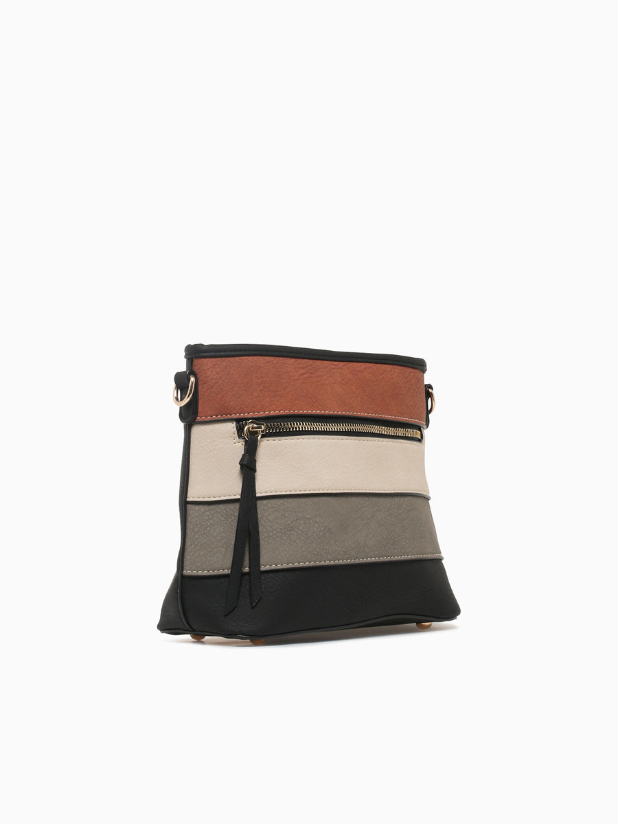 Paris Crossbody Black Multi Black