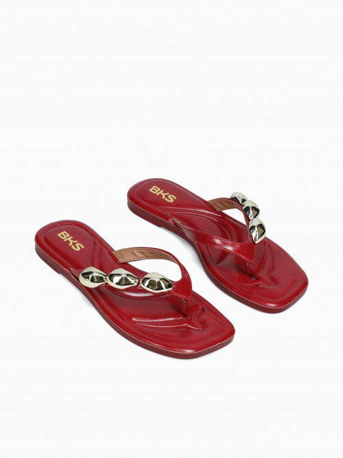 Bardot Red Smooth Red / 5 / M