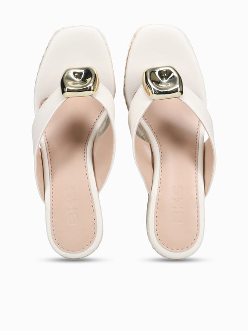 Alessia Off White Napa Beige / 5 / M