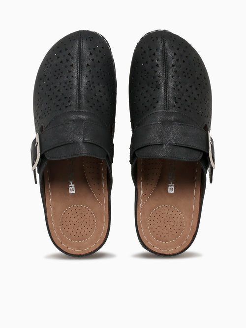 Heleina Black Smooth Black / 5 / M