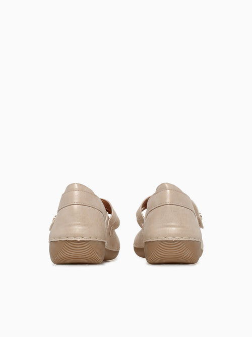 Itzel Light Gold Smooth Gold / 5 / M