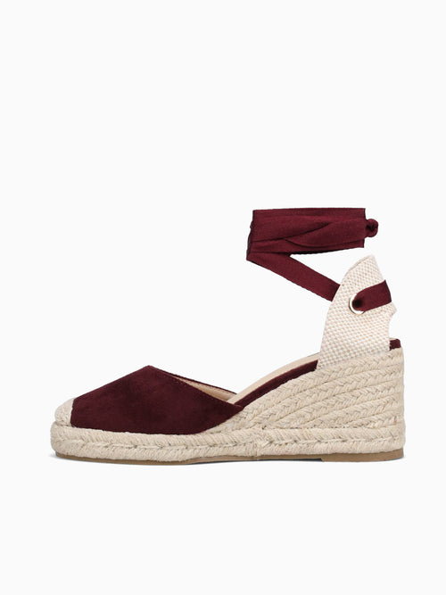 Ciara Burgundy Suede Wine / 5 / M