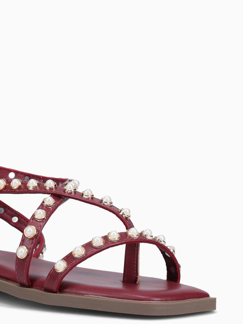 Julieane Maroon Smooth Wine / 5 / M