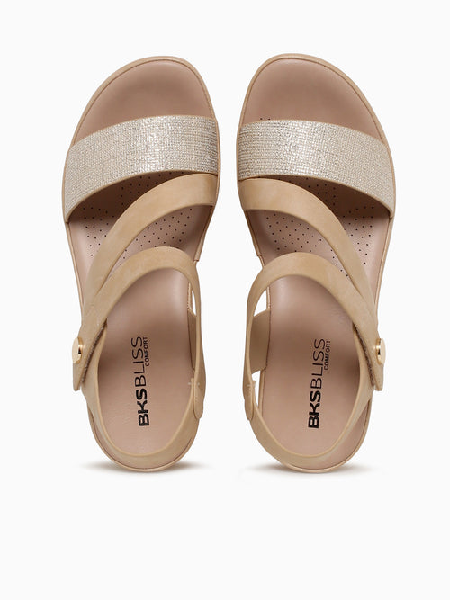 Zena Beige Gold smooth Gold / 5 / M