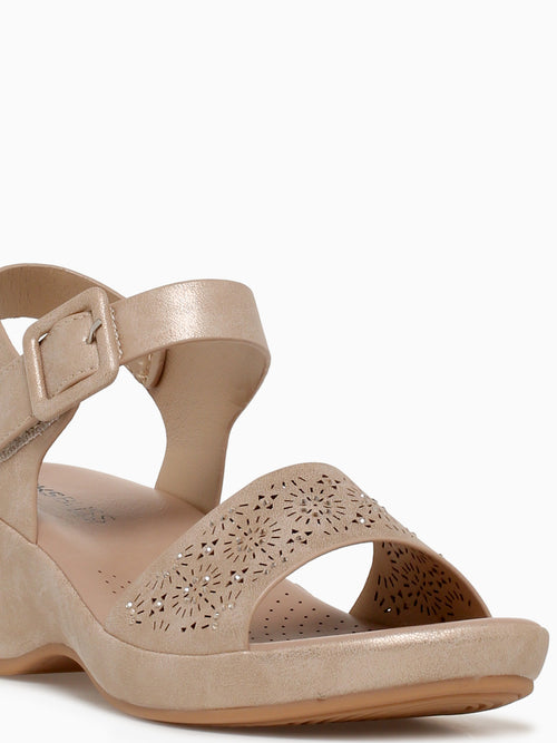 Nala Light Gold Metallic Gold / 5 / M