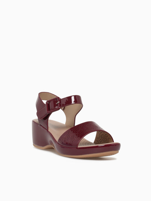 Nala Burgundy Patent Wine / 5 / M
