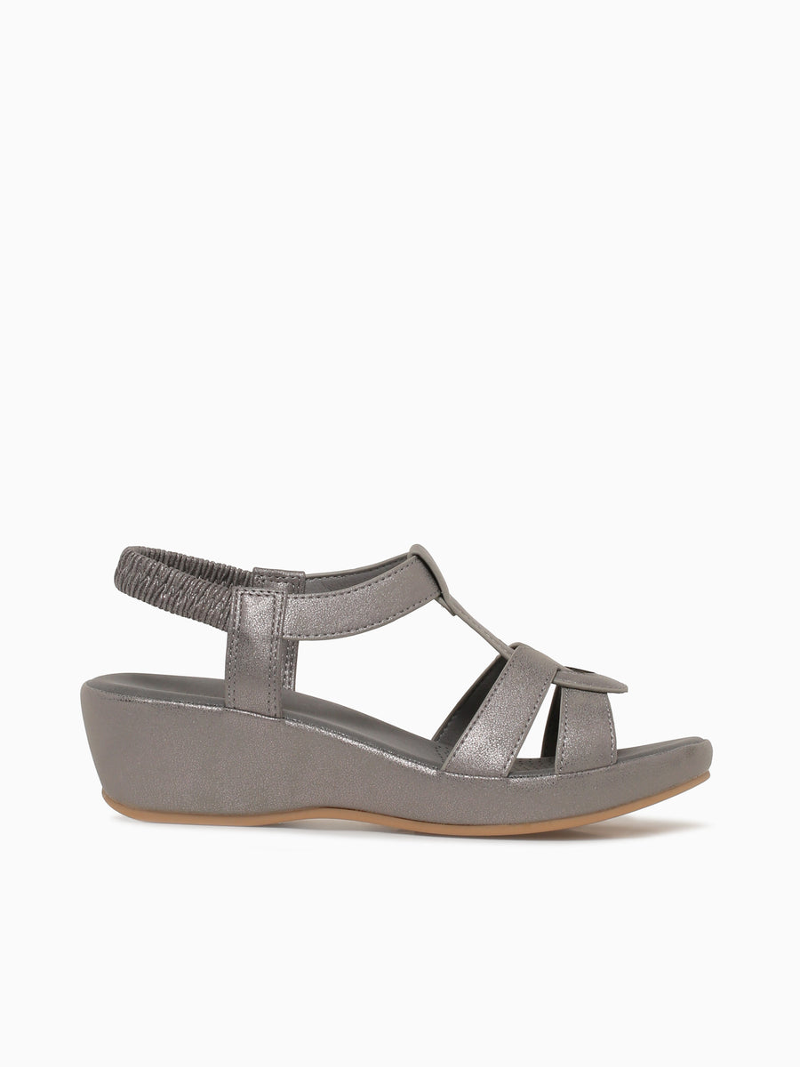 Olivia Pewter Metallic Pewter / 5 / M