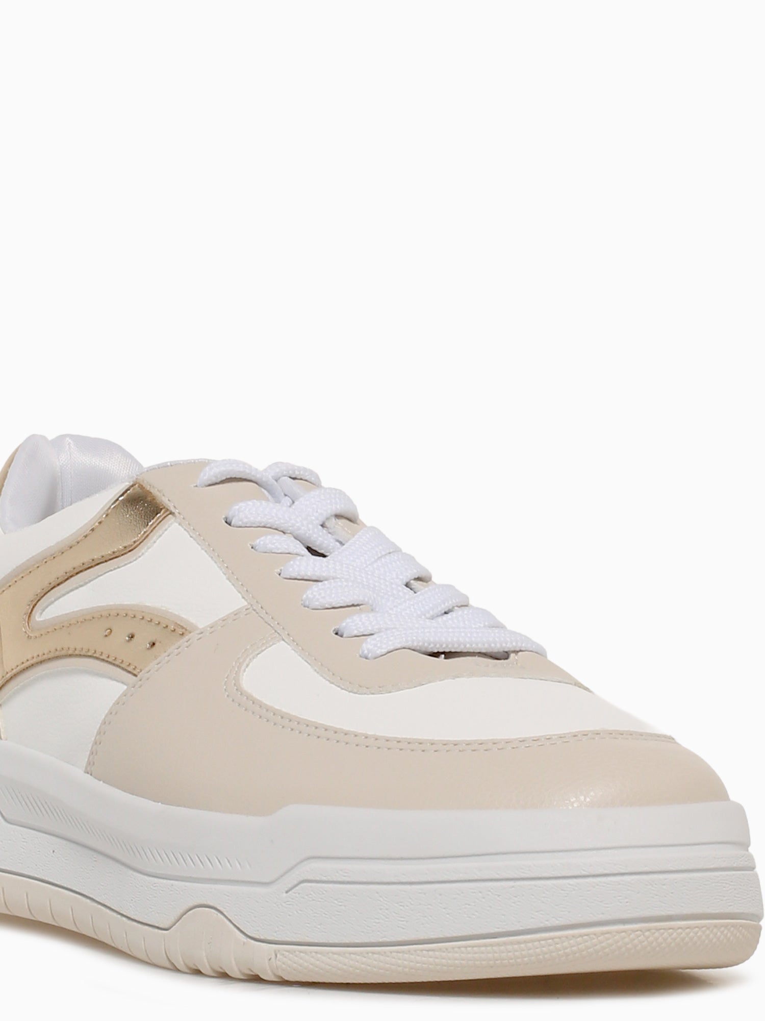 Wendy Beige Gold Smooth Metallic Beige / 5 / M