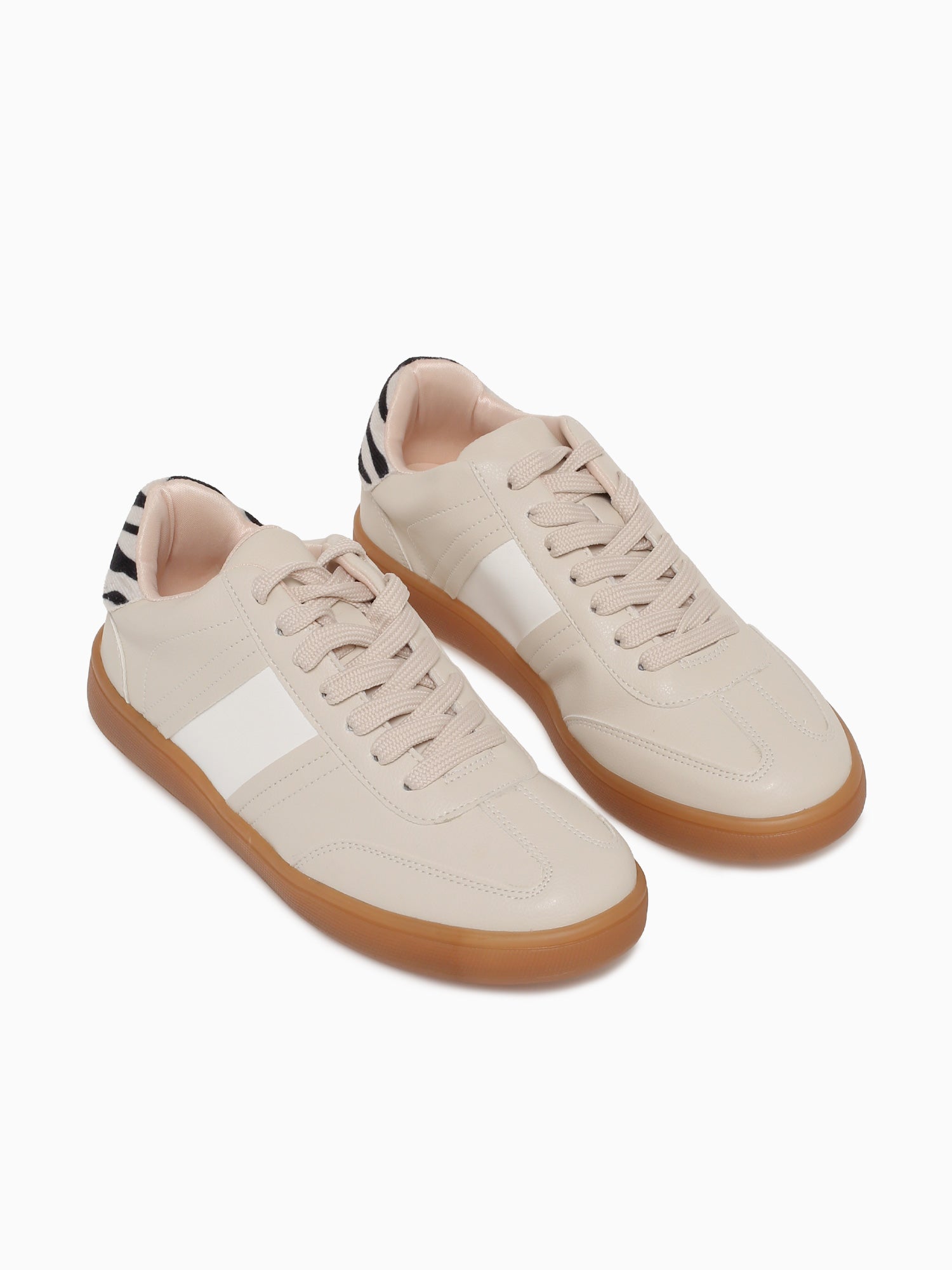 Whitney Beige White Smooth Beige / 5 / M