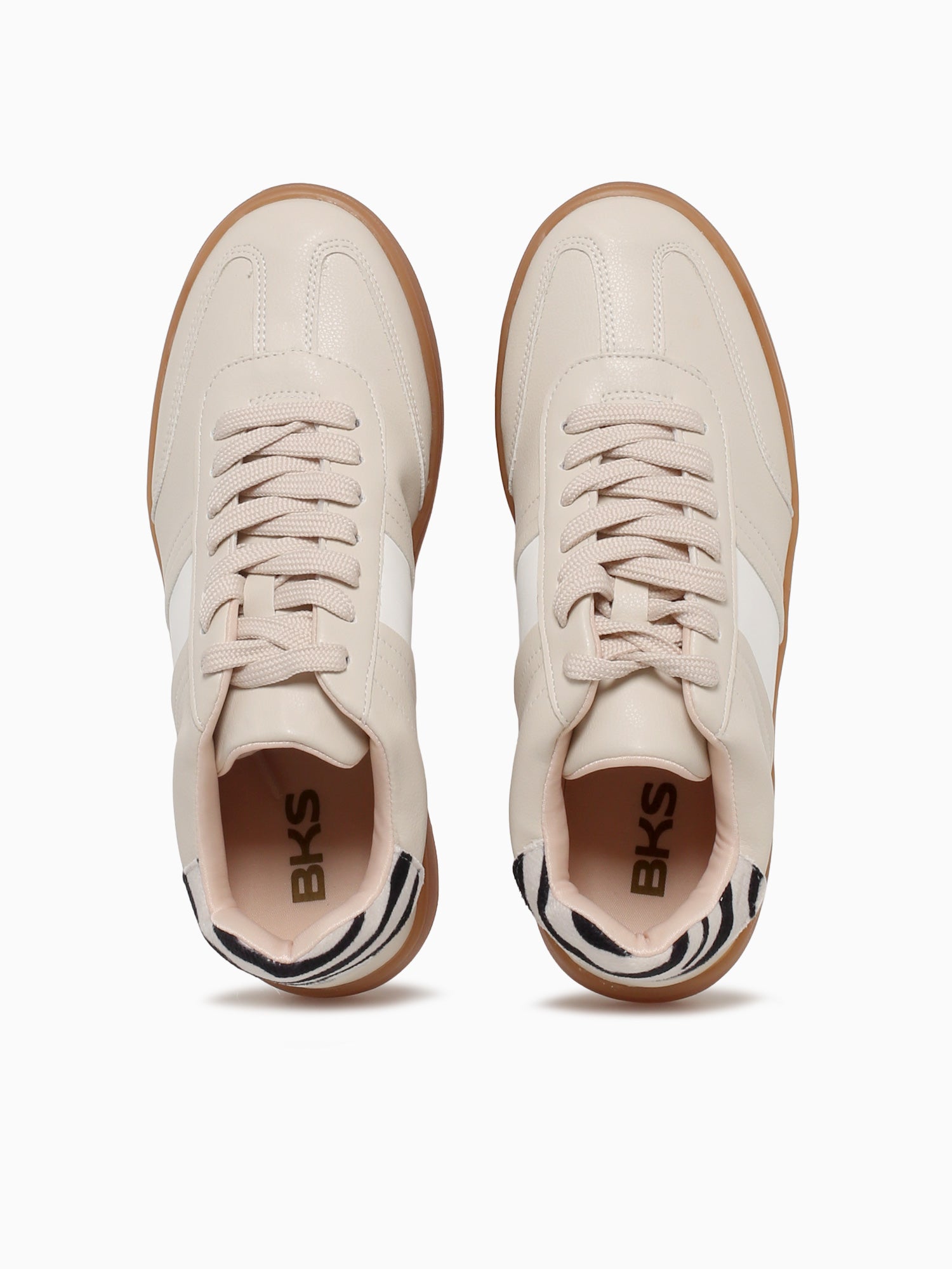 Whitney Beige White Smooth Beige / 5 / M