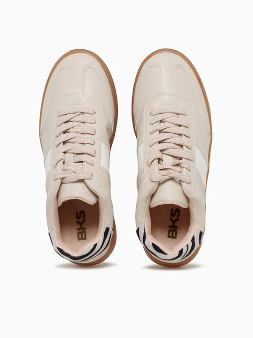 Whitney Beige White Smooth Beige / 5 / M